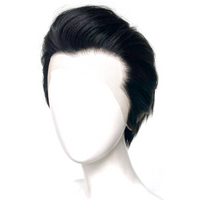 Black Slicked Back Hair Wigs (QTY 50)